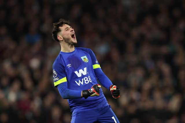 Burnley goalkeeper James Trafford is wanted by Newcastle United. (Photo by Richard Heathcote/Getty Images)