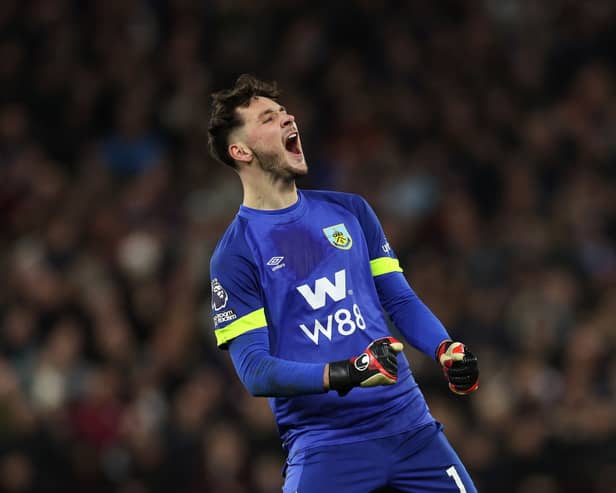 Burnley goalkeeper James Trafford is wanted by Newcastle United. (Photo by Richard Heathcote/Getty Images)