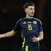 Arsenal and Scotland left-back Kieran Tierney. (Photo by Ian MacNicol/Getty Images)