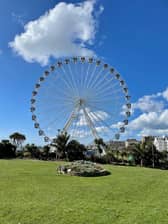 Newcastle's Town Moor has been left damaged by the weather, meaning the Hoppings will be operating at a reduced size this year.