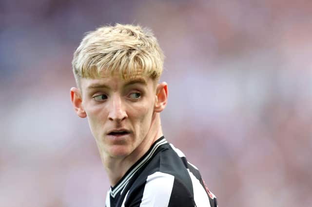 Newcastle United winger Anthony Gordon