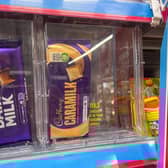 Numerous products are being kept in security boxes at supermarkets - including £2 chocolate bars (Photo: James Linsell Clark/SWNS)