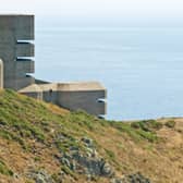 German Observation Tower on south coast cliffs, Guernsey