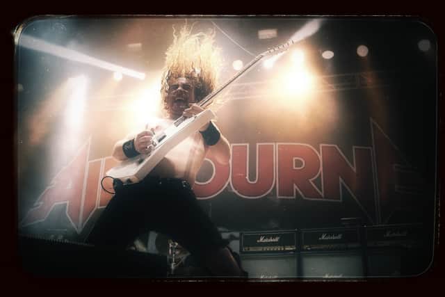 Airbourne frontman Joel O'Keeffe performing at Splendour in the Grass: the Aussie garage rock revivalists have announced their first UK tour since 2023, with dates taking place in early 2025 (Credit: Mark Metcalfe/Getty Images)