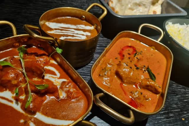 A selection of the curries on offer at Dakwala in Newcastle.