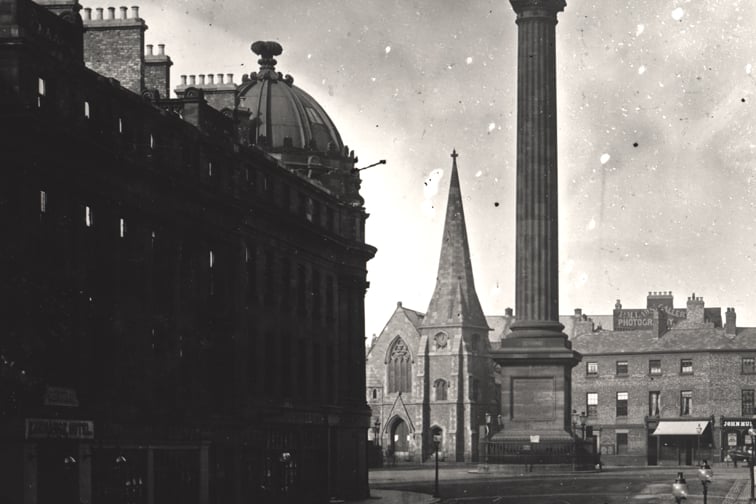 Grey Street looking towards the Monument.