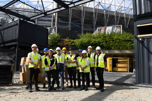 Pictured is (fifth from left) CEO of STACK Neill Winch with representatives from all of the street food traders who will be at St James’ STACK