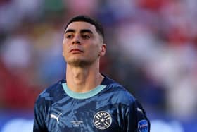 Newcastle United and Paraguay winger Miguel Almiron. (Photo by Omar Vega/Getty Images)