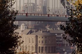 A view of Newcastle upon Tyne taken in Autumn 1975.