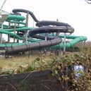Three people have been arrested after an illegal 'rave' took place in the indoor waterpark.