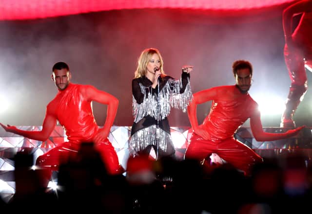 Kylie is performing at BST Hyde Park this weekend (Photo by Amy Sussman/Getty Images)