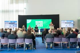The North Green Skills Conference 2023, which was hosted in the Bridgewater Hall, Manchester.