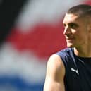 Fiorentina and Serbia defender Nikola Milenkovic is set to join Nottingham Forest. (Photo by MIGUEL MEDINA/AFP via Getty Images)