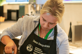 Diana Bespalova has been crowned the UK's best Starbucks barista. Dee works at the company's Metrocentre store.