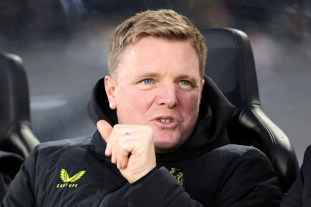Newcastle United manager Eddie Howe