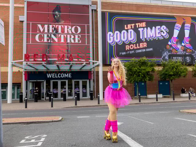 A retro-themed roller rink is coming to the Metrocentre for the summer holidays.