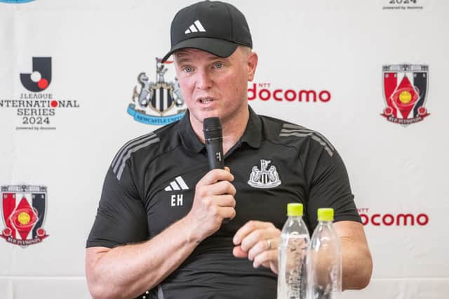 Newcastle United head coach Eddie Howe. (Photo by Yuichi YAMAZAKI / AFP)