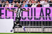 Newcastle United teenage winger Trevan Sanusi. (Photo by YUICHI YAMAZAKI/AFP via Getty Images)