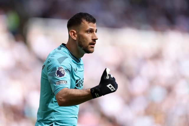 Newcastle United goalkeeper Martin Dubravka. (Photo by George Wood/Getty Images)