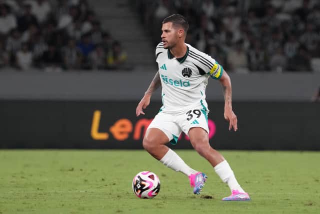 Newcastle United midfielder Bruno Guimaraes. (Photo by Masashi Hara/Getty Images)