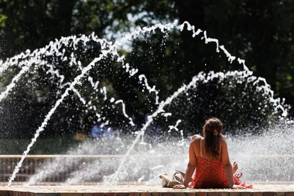 A yellow heat-health alert has been issued by the  UK Health Security Agency (UKHSA) as the UK experiences the hottest day of the year. (Photo: Dan Kitwood/Getty Images)