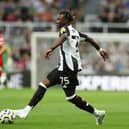 Newcastle United teenager winger Trevan Sanusi.  (Photo by Nigel Roddis/Getty Images)