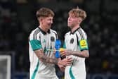 Jay Turner Cooke and Alfie Harrison of Newcastle United.(Photo by Masashi Hara/Getty Images)
