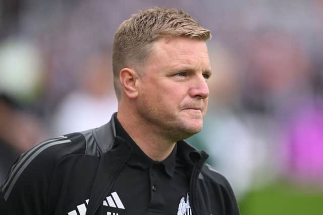 Newcastle United head coach Eddie Howe. (Photo by Stu Forster/Getty Images)