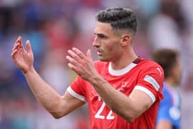 Newcastle United defender Fabian Schar. (Photo by Alex Grimm/Getty Images)