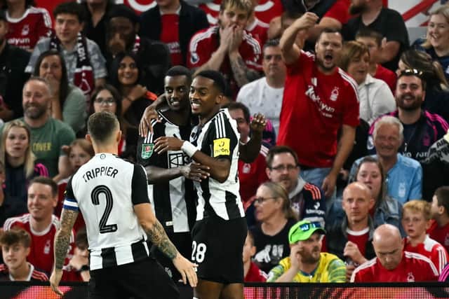 Newcastle United midfielder Joe Willock. (Photo by PAUL ELLIS/AFP via Getty Images)