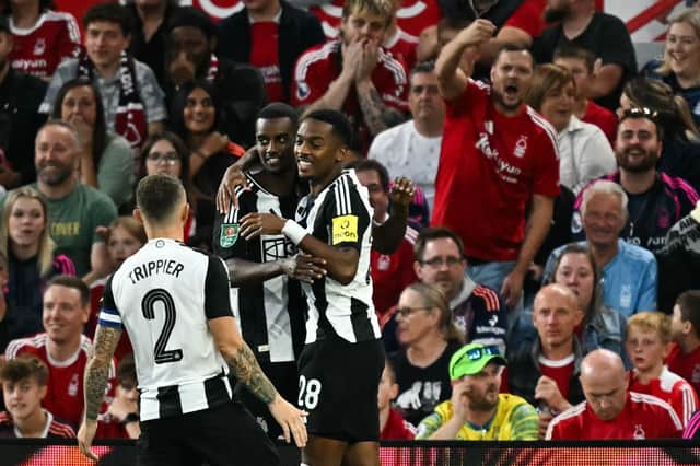 Newcastle United midfielder Joe Willock. (Photo by PAUL ELLIS/AFP via Getty Images)