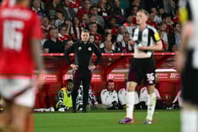 Newcastle United boss Eddie Howe. (Photo by PAUL ELLIS/AFP via Getty Images)