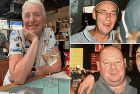 Karen Lindsay will be doing her first Great North Run in honour of her first partner, Jimmy Millmoor (top right) and second partner, Jimmy Drinkald (bottom right) who both passed away due to cancer.