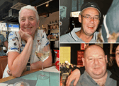 Karen Lindsay will be doing her first Great North Run in honour of her first partner, Jimmy Millmoor (top right) and second partner, Jimmy Drinkald (bottom right) who both passed away due to cancer.