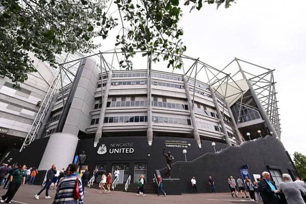General view outside the stadium prior to the Premier League match between Newcastle United FC and Southampton FC at St James' Park. (Photo by Stu Forster/Getty Images)