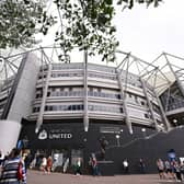 General view outside the stadium prior to the Premier League match between Newcastle United FC and Southampton FC at St James' Park. (Photo by Stu Forster/Getty Images)