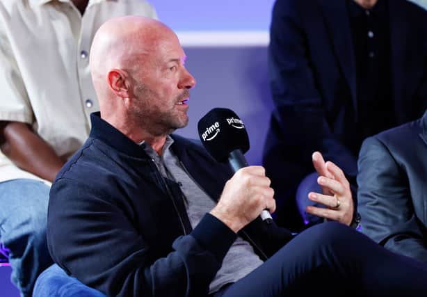 Newcastle United legend Alan Shearer. (Photo by John Phillips/Getty Images for Prime Video)
