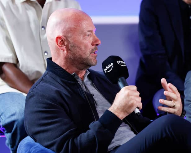 Newcastle United legend Alan Shearer. (Photo by John Phillips/Getty Images for Prime Video)