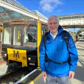 Alan Pollard, of Whitley Bay, completed the epic 75-mile trek.