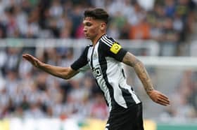 Newcastle United midfielder Jamie Miley