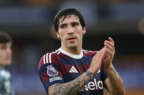 Newcastle United midfielder Sandro Tonali