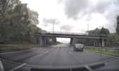 The driver of a Citroën C1 travelling the wrong way on the M55 in Lancashire on September 26.