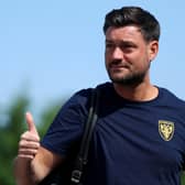 AFC Wimbledon boss Johnnie Jackson is relishing the Carabao Cup tie against Newcastle United. (Photo by Tom Dulat/Getty Images)