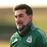 Yasir Al-Rumayyan, Governor of Saudi Arabia's Public Investment Fund looks across the practice range ahead of day one of the Alfred Dunhill Links Championship 2024 at Carnoustie Golf Links on October 03, 2024 in Carnoustie, Scotland. (Photo by Richard Heathcote/Getty Images)