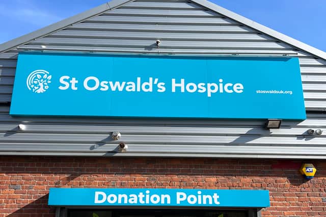St Oswald's Hospice's new Donation Point in Ouseburn