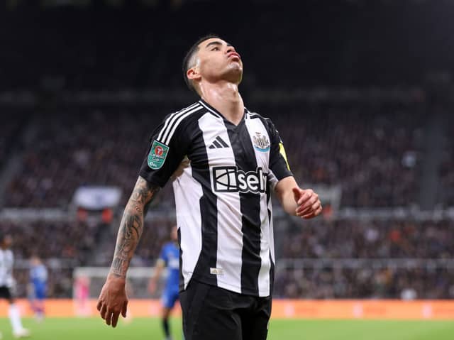 Newcastle United winger Miguel Almiron