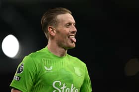 Jordan Pickford.  (Photo by PAUL ELLIS/AFP via Getty Images)