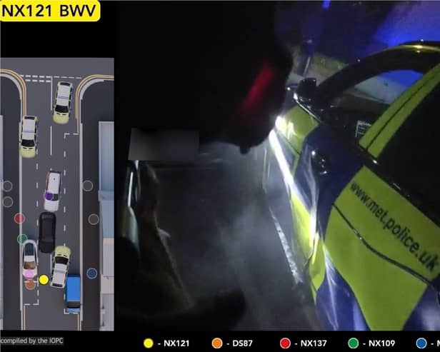 Chris Kaba is fatally shot by police marksman Martyn Blake.