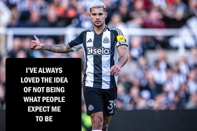 Bruno Guimaraes' inspirational message.