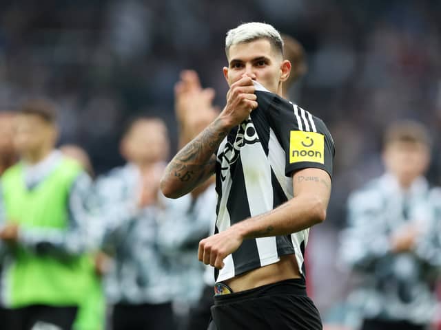 Newcastle United midfielder Bruno Guimaraes